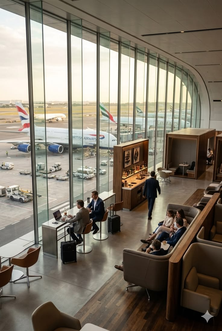 Business traveller supported throughout the journey